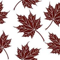 Modern geometric geranium seamless pattern with abstract shapes and white balance on white vector