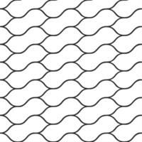 Modern square wave seamless pattern fluid isolated white background perfect for forward thinking brand visuals dynamic editorial digital design vector