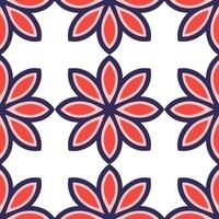 Nautical seamless tile pattern with marine inspired floral motifs and oceanic color scheme for coastal homes Set 2 vector