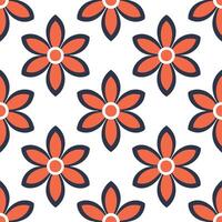 Modern abstract floral seamless tile pattern with bold colors and dynamic shapes for contemporary spaces Set 2 vector