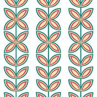 Modern boho vine seamless tile pattern with vibrant colors and intricate patterns ideal for creative studios Set 2 vector