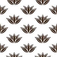 Modern geometric heather seamless pattern with abstract shapes and white balance on white vector
