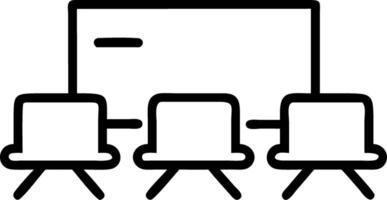 Plain Minimalist Conference Room Background vector