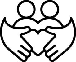 Plain gray background with multiple generations hugging vector