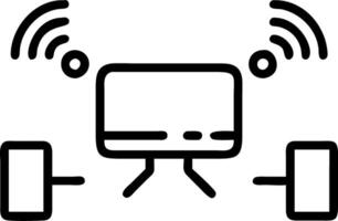 Plain High Tech Workspace Background vector