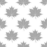 Minimalist monochrome geranium seamless pattern with simple lines on white background vector