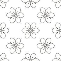 Ethereal geranium seamless pattern with light tones and airy elements on white background vector