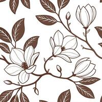 Elegant hydrangea seamless tile pattern with large blue blooms and subtle green leaves on white background ideal for luxurious bathrooms vector