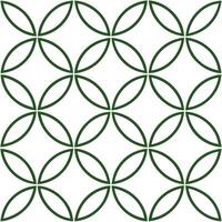 Elegant vine seamless tile pattern with intertwining green vines on pure white background ideal for upscale bathrooms vector