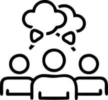 Creative Business Brainstorming Session vector