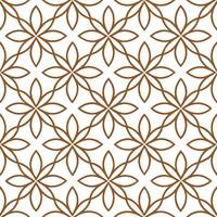 Contemporary geometric floral seamless tile pattern with sharp lines and contrasting colors for stylish interiors vector