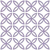 Contemporary lavender seamless tile pattern with geometric lavender designs and monochrome palette ideal for trendy spaces vector