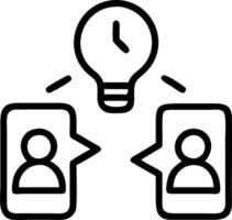 Collaborative Brainstorming with Mobile Devices vector