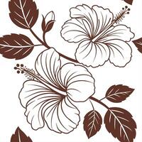 Bohemian poinsettia seamless tile pattern with vibrant red blooms and intricate leaf details on white background ideal for eclectic spaces vector