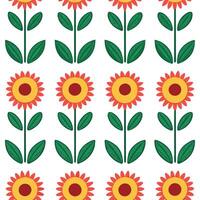Bohemian garden flowers seamless tile pattern with eclectic peonies and dahlias in rich vibrant colors perfect for creative spaces vector