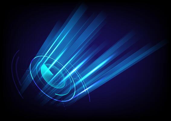Abstract background with light futuristic hud