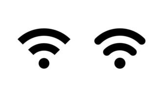 Wifi signal, wireless network icon in generic style vector