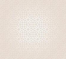 Flat arabic pattern background pastel vector