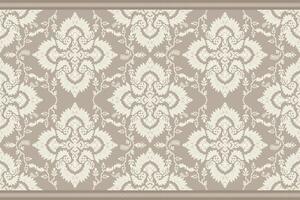 Carpet design with grunge and distressed texture repeat pattern vector