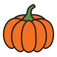 Hand Drawing of Pumpkin with Rustic and Whimsical Charm vector