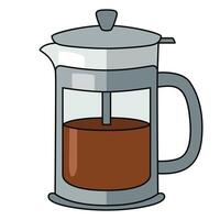 Coffee Machine with Elegant Features vector