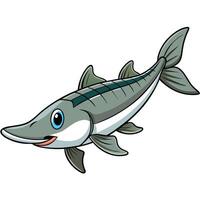 Sturgeon Abstract Art for Freshwater Ecosystem Projects vector
