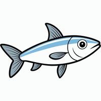 Minnow Stylized for River Exploration Projects vector