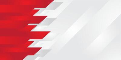 Abstract red geometric shapes background vector