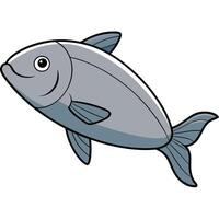 Silverside Outline Drawing for Seafood Business Branding vector