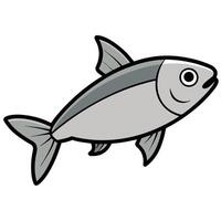 Silverside Flat Design for Ocean Conservation Efforts vector
