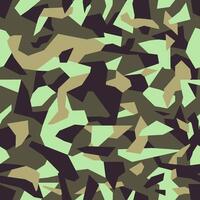 Geometric camo, seamless pattern. Military or hunting camouflage background vector