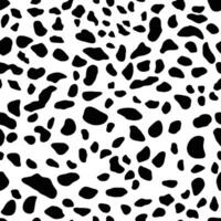Seamless black and white cow pattern. Can be used for wallpaper, pattern fills, web page background, surface textures vector