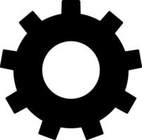Setting icon. Tools, cog, gear sign isolated on white background vector