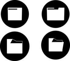 folder icons illustration. Infographic slide template for your presentation. File manager. Creative computer concept vector
