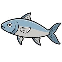 Silverside Abstract Design for Marine Research Projects vector