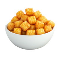 Delicious Crispy Tater Tots Ready to Serve png