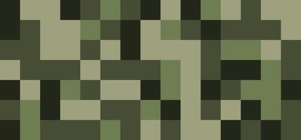Hakky pixel mosaic seamless pattern, background for military, nature, game design project. Color sample of a pixel landscape for banner, poster, flyer, card, cover, brochure. abstract squares texture vector