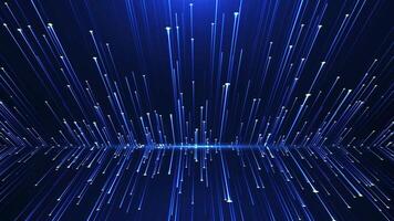 Abstract colorful background with bright neon rays and glowing lines. Speed of light. stream of data, big data visualization, futuristic or technological abstract background video