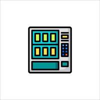 A vending machine icon on a white background vector