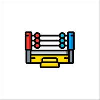 A boxing ring icon on a white background vector