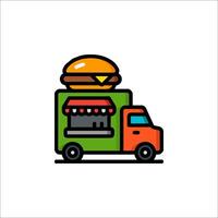Food truck icon illustration vector