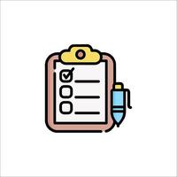 Checklist icon illustration vector