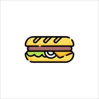 A hamburger icon on a white background vector