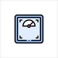 A meter icon on a white background vector