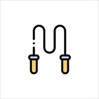 A line icon of a needle and a needle vector
