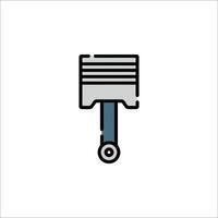 A piston with a handle on it vector