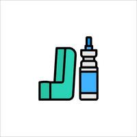 A bottle and a chair with a bottle on it vector