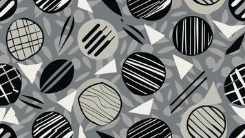 Beautiful seamless pattern perfect textile designs with unique style. vector