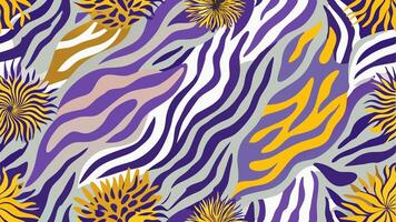 Chic and modern seamless design for fabric decor usage. vector