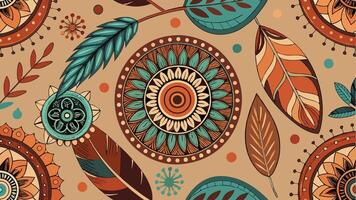 Chic and modern for fabric and decor usage. vector